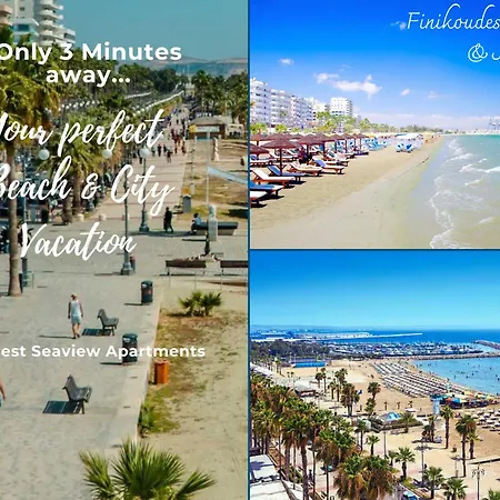 Top-rated Premium Sea View, Sunrise & Sunset 2-bdr In Tallest Building In - 3 Min Walk To Beach, By Blue Palm Living * Λάρνακα